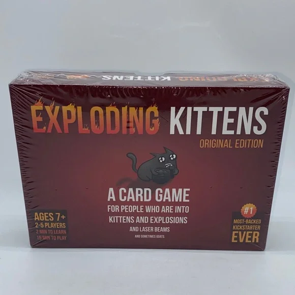 Exploding Kittens Original Edition Card Game - Picture 1 of 9